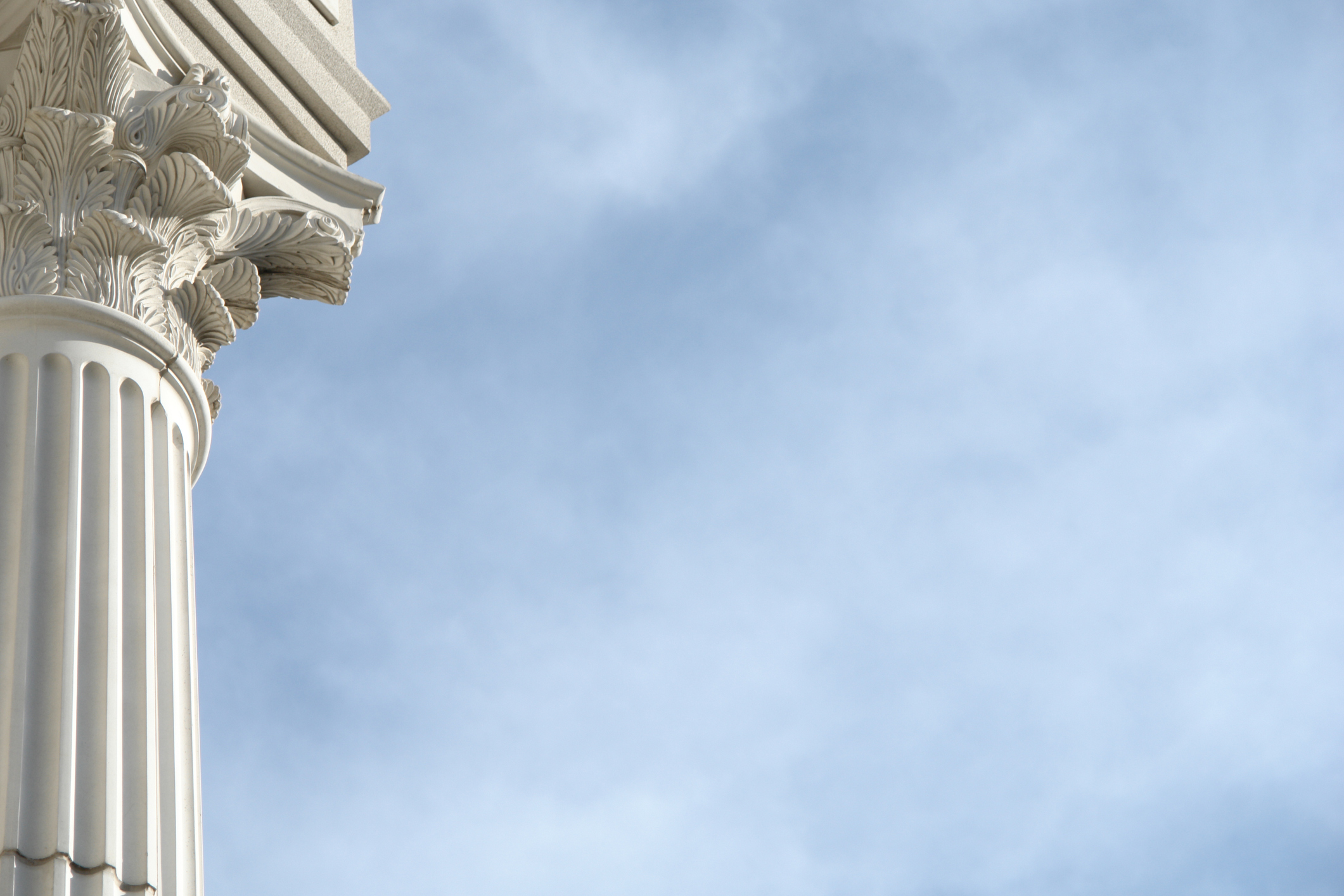 Column Blue Sky